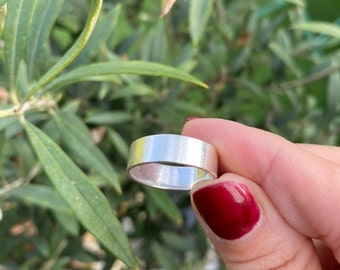 Vintage sterling silver band ring