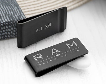 GranTodo Stainless Steel Money Clip With Black Color Coating Design GranTodo Stainless Steel Money Clip With Black Color Coating Design