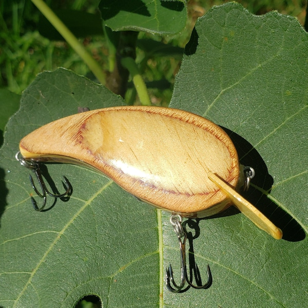 Wooden Fishing Lure Etsy