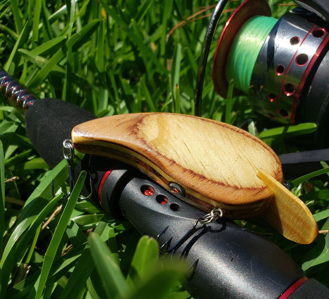 Handmade wooden fishing lure Etsy