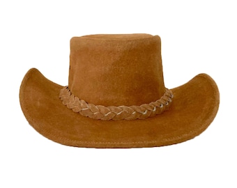 Suede Cowboy Hat - Etsy