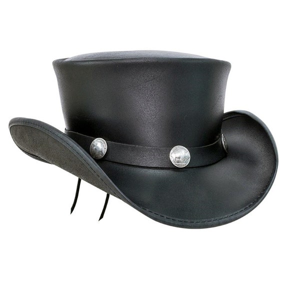 Pale Rider Top Hat Black Color Handmade 