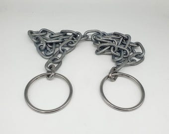 Prisoner Transport Chain Connector Handcuffs to Leg Irons Link 100cm