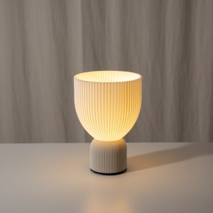 Lamp O • minimalist modern lamp • 3D printing • made of plant material