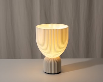 Lamp O • minimalistische moderne Lampe • 3D-Druck • aus pflanzlichem Material