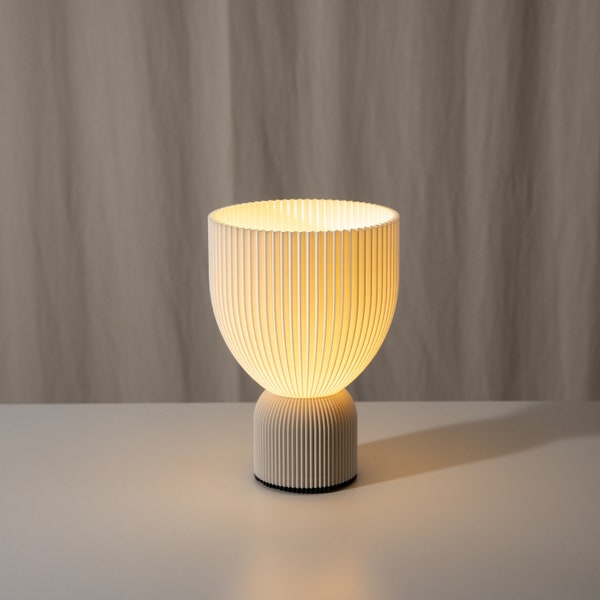 Lamp O • minimalistische moderne Lampe • 3D-Druck • aus pflanzlichem Material