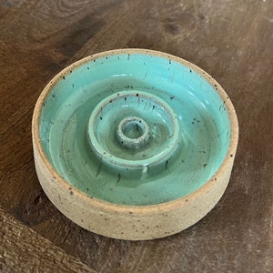 Ceramic soap dish / soap holder / wheel thrown soap dish / round pottery soap dish image 7