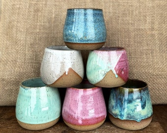 ceramic wine cup / pottery wine cup / wine tumbler / pottery cocktail cup