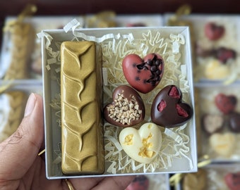 Chocolate box, Party favors, Caramel bar, Assorted hearts, Edding favours, Chocolate gift