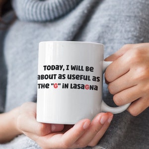 Lazy Slogan Funny Coffee Mug, Coffee Tea Hot Cider, Coffee Lover&#39;s Gift, Ceramic Hot Chocolate Cup