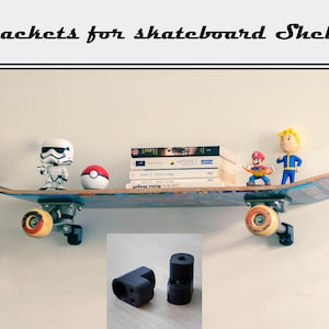 Brackets for Skateboard Shelf