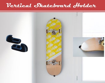 Vertical SkateBoard Holder - Wall Mount