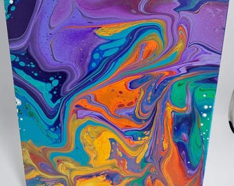 Wall Art, Acrylic painting, fluid Art, abstract