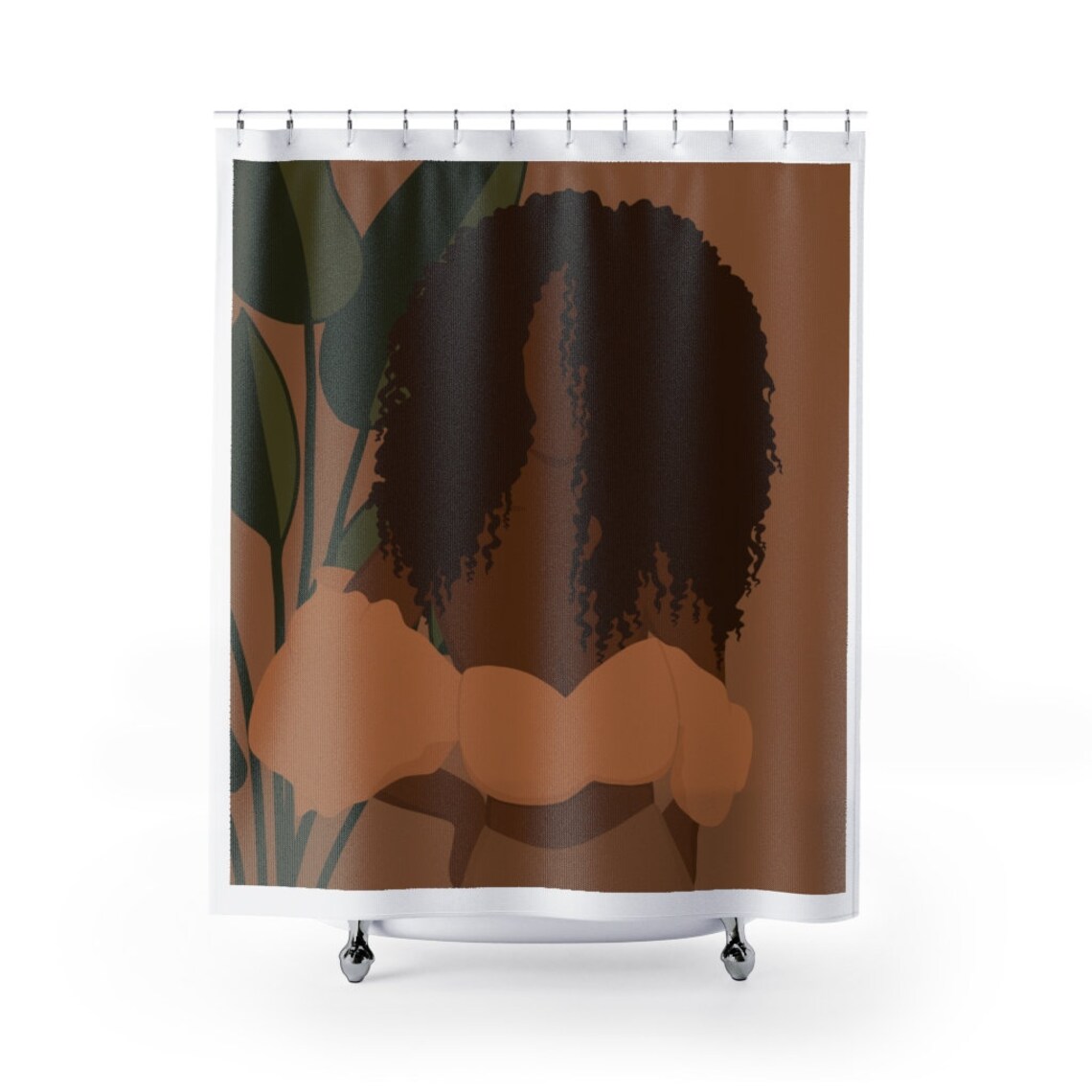 Black Girl Shower Curtain Black Girl Magic Shower Curtain Bath Etsy