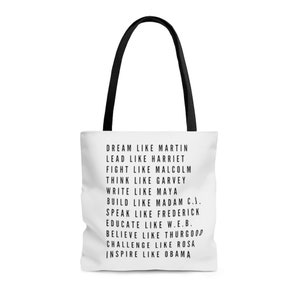 Schwarze Geschichte Einkaufstasche Afroamerikanische Taschen | Etsy