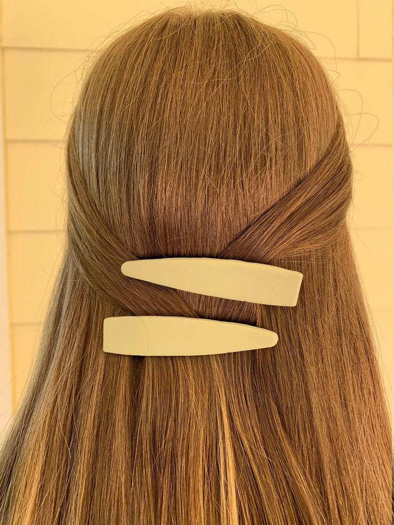 SET OF 2 polymer clay hair clips Etsy