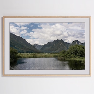 Pitt Lake British Columbia - Photography Print - Printable Art - Mountain Photography - Nature Photography - Canada Photography