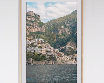 Positano - Italy - Ocean - Photography Print - Printable Art - Amalfi Coast - Italy Photography - Europe Photography - Italy Print - Coastal