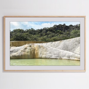 Hierve el Agua - Oaxaca Mexico Wall Art, Landscape Photography, Nature Photography, Mexico travel photography, Travel Photo, Home Decor