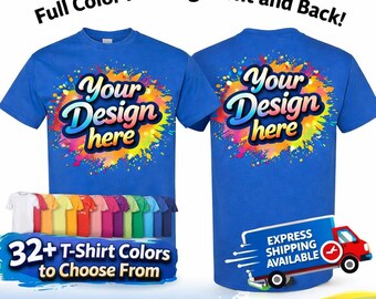 Custom Printed Shirts / Company Printed Shirts / Custom Bulk Shirts / Printed Shirts for Business / Wholesale Shirts / Full Color Shirts