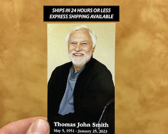 Funeral Memorial Prayer Cards / Customized Memorial Cards / Personalized Prayer Memorial Card / Printed Funeral Memorial Cards / Prayer Card