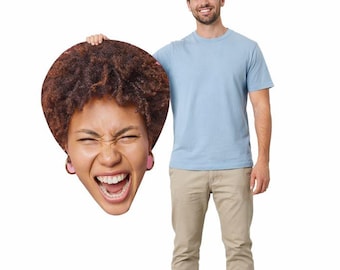 Big Head Print Out / Huge Printed Big Head / 3 Foot Big Head / Big Head Sign / Printed Big Head / Large Head Print / Custom Big Head Print