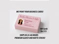 PRINTED Business Cards / Custom Business Cards / Personalized Business Card / Business Card Printing / Printed Business Cards /Business Card