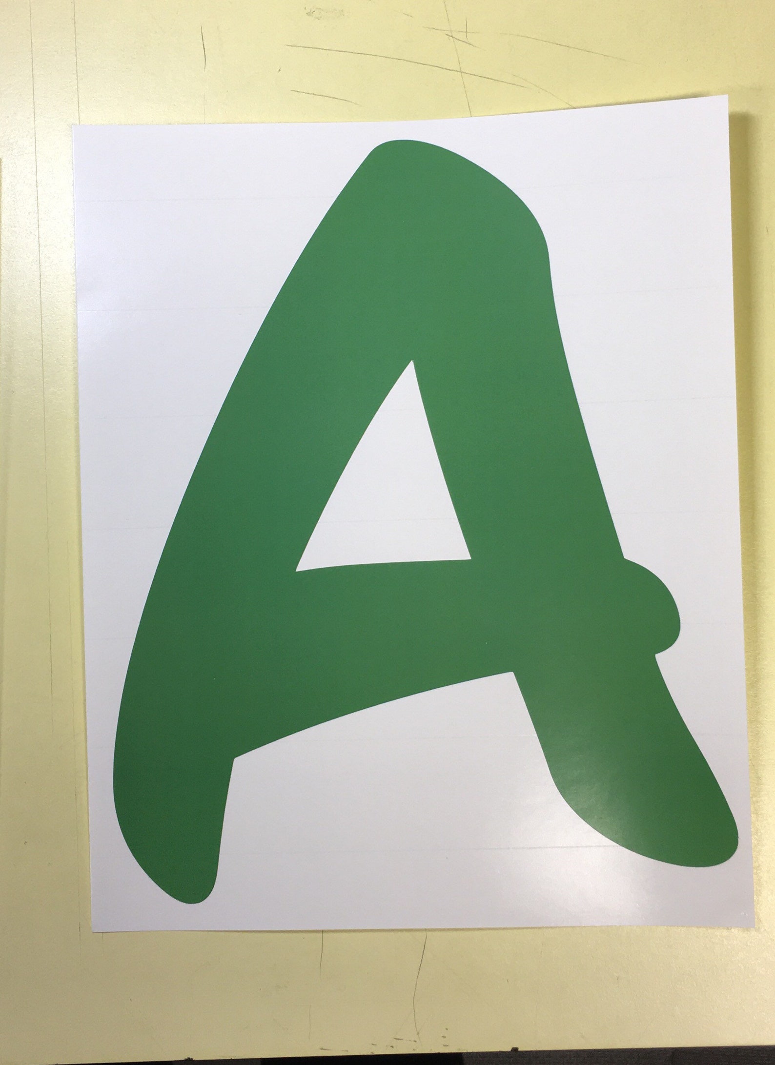 Custom Name in LARGE Vinyl Sticker / Large Letter Stickers / Etsy