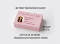 PRINTED Business Cards / Custom Business Cards / Personalized Business Card / Business Card Printing / Printed Business Cards /Business Card