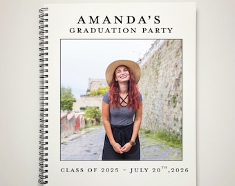 Graduation Party Signature Guest Book / Custom Signature Guest Book /Guest Book For Graduation Party / Graduate Guest Book / Graduation Book