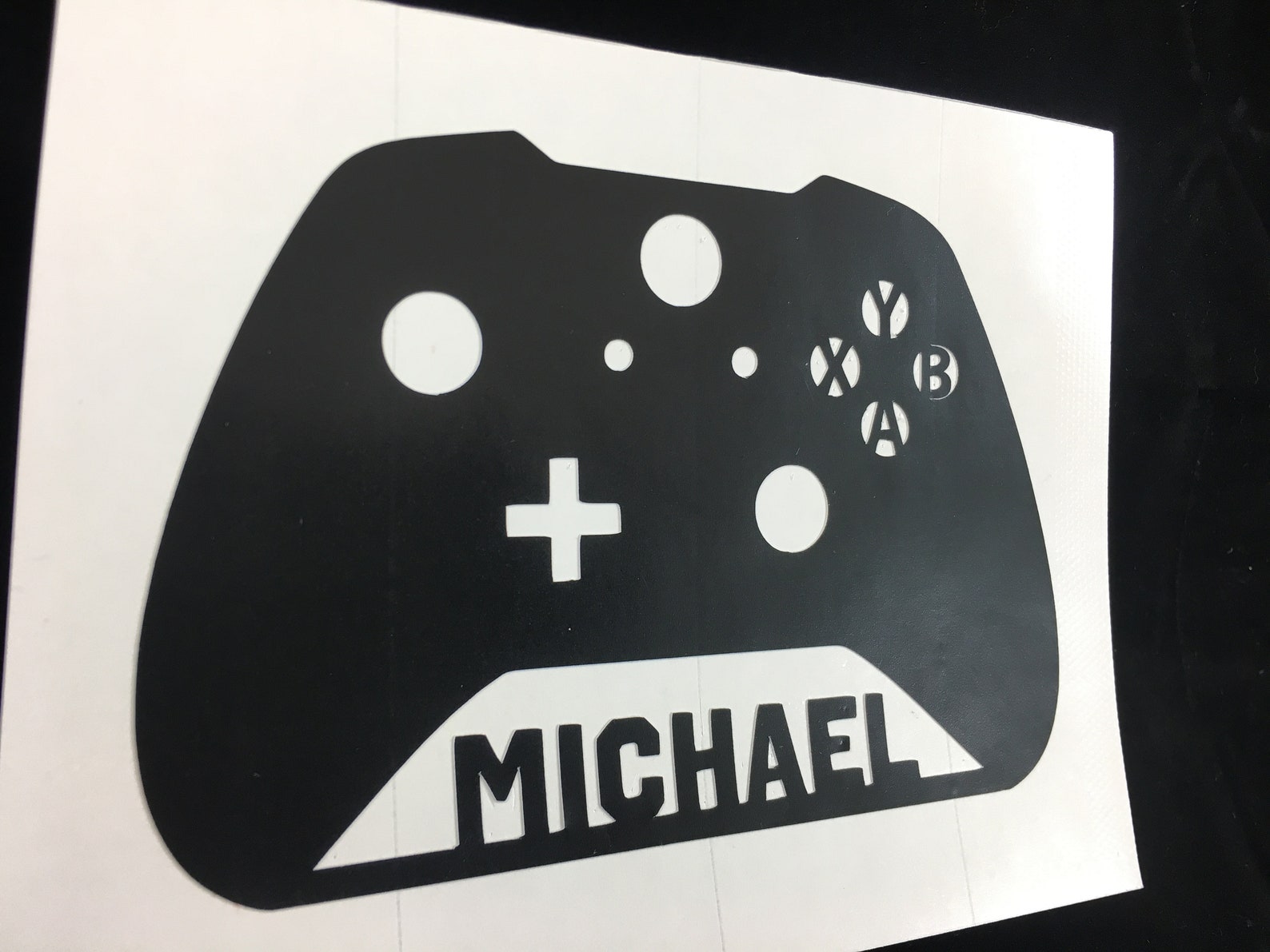 Xbox Wall Decal / Custom Xbox Sticker / Video Game Controller Etsy