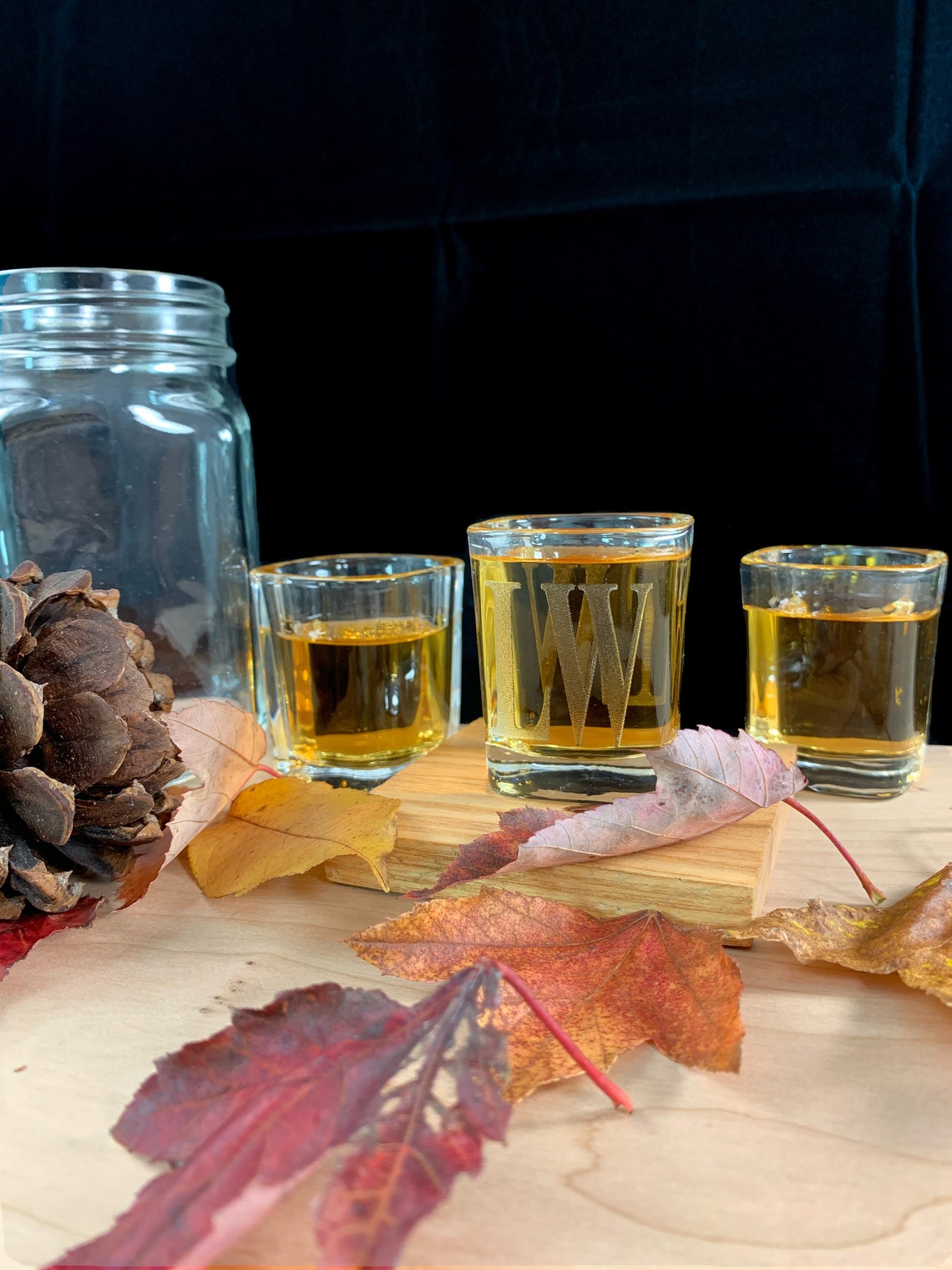 Engraved Shot Glasses With Initials / Personalized Shot Glass Etsy