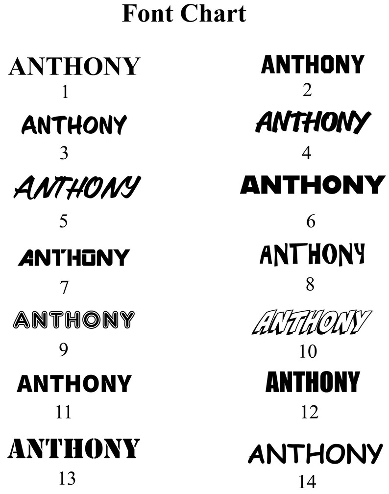 Custom Letters in EXTRA LARGE Vinyl Stickers / Name in Vinyl Etsy