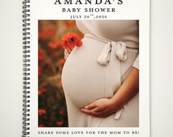 Baby Shower Advice Book / Guest Signature Book for Baby Shower / Advice for Mom to Be Book / Guest Book for Baby Shower / Baby Shower Book