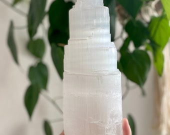 Satin Spar/Selenite Lamp