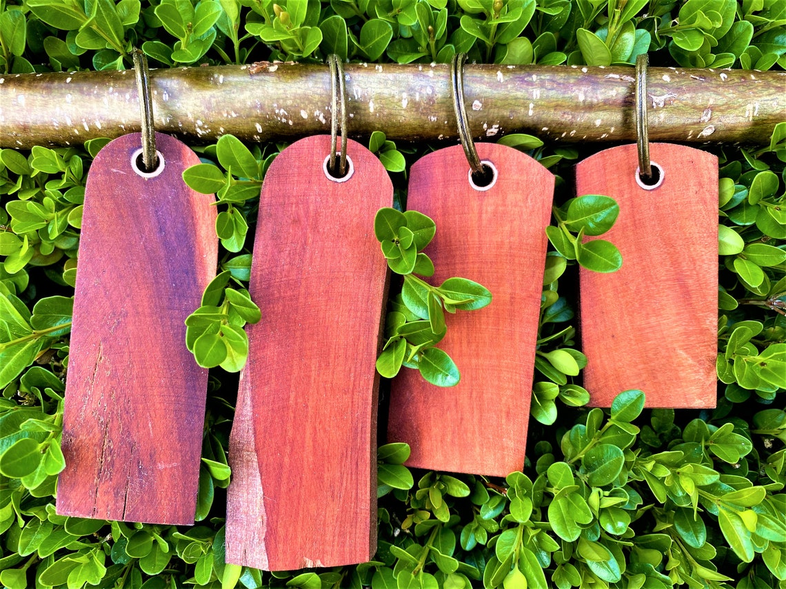 Birnenholz: gepunzter Schlüsselanhänger aus Obstholz mit | Etsy