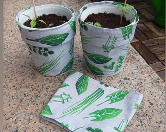 Plant pot cover | Frankfurt Green Sauce | Semolina sauce