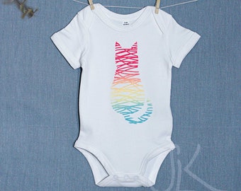 Onesie | hangover | cat | rainbow | Organic cotton