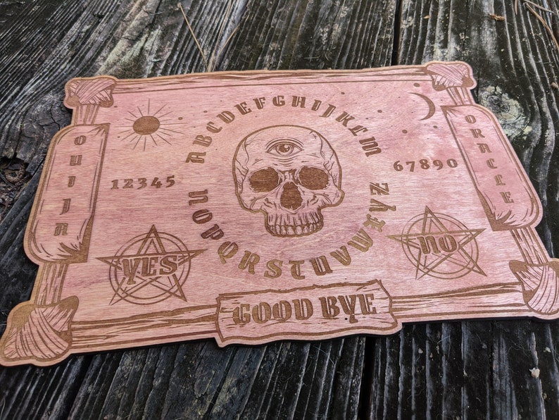 Tablero Ouija Con Planchette E Instrucciones – Juego De Mesa Espiritual Para Conectar Con El Más Allá, Ideal Para Noches De Misterio Y Halloween