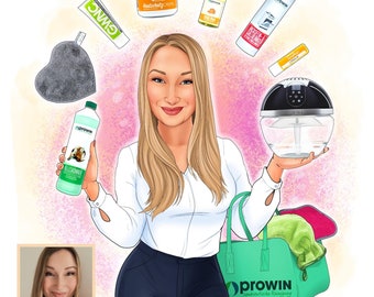 Prowin consultant logo, Prowin representative portrait, Consultant logo
