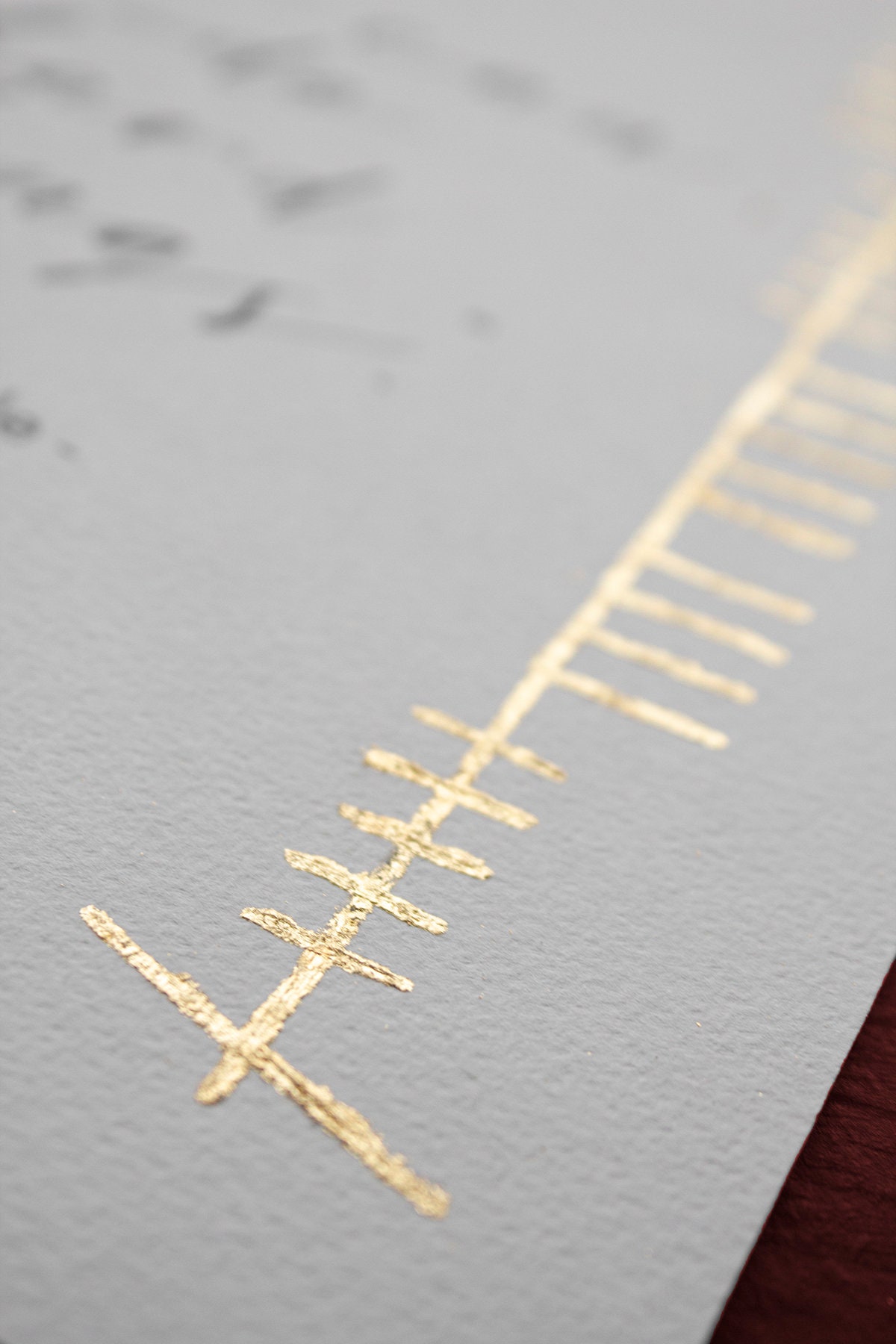 Glennon Doyle Quote Ogham Inscription in Gold Leaf: 'misneach' Courage ...