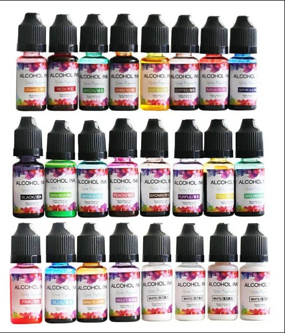 Resin Pigment, 24 Colors to Pick From Liquid Epoxy Resin Dye Resin