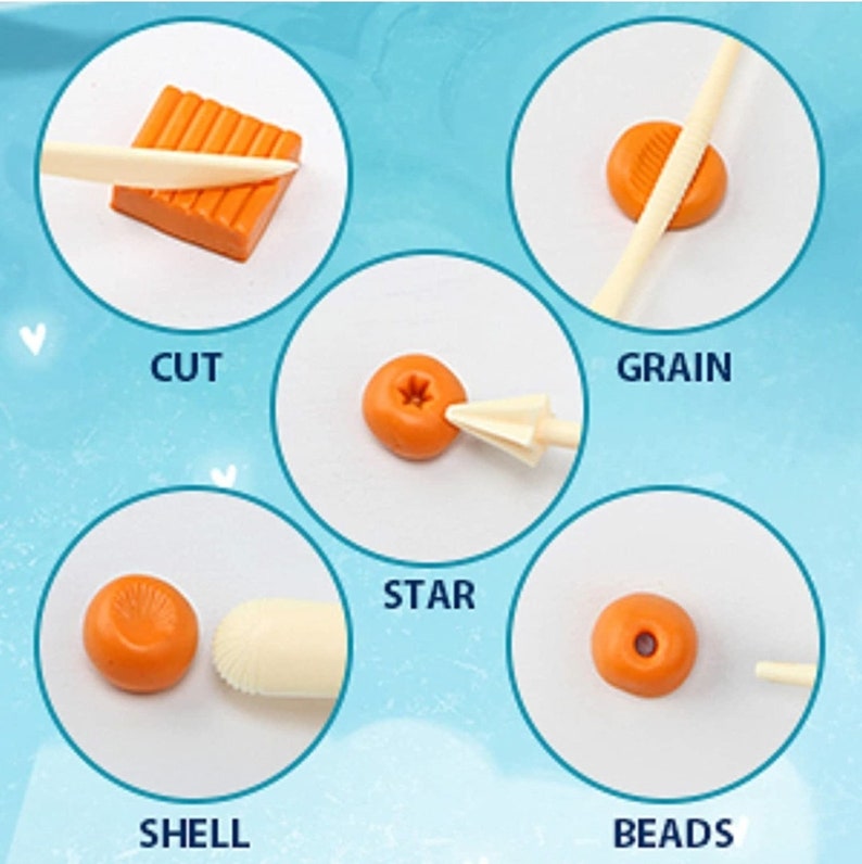 Polymer Clay Kit 24 Different Colors Accessories Etsy