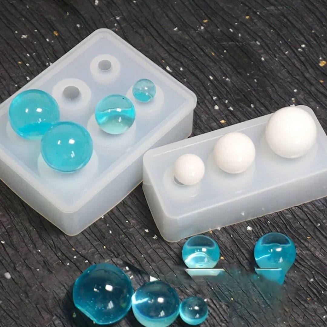 9mm,12mm,15mm,16mm,20mm&25mm Sphere Silicon Mold 6 Spheres per Mold 1
