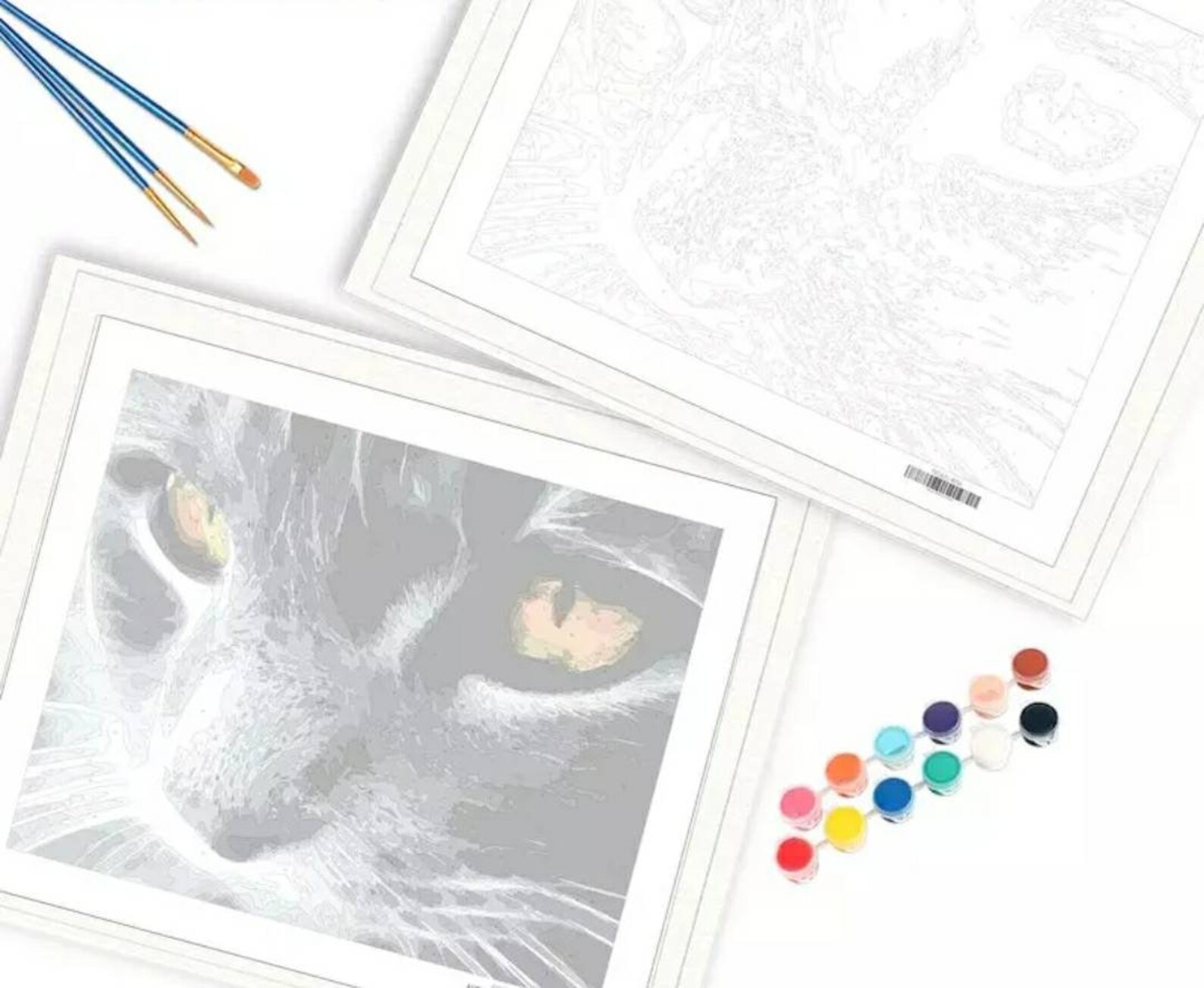 DIY Paint by Number Kit Acrylic Painting Home Décor Cozy Etsy UK