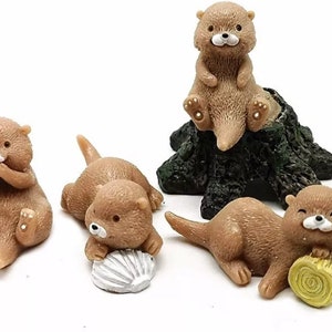 Miniature Otters- Select Otter- Fairy Garden- Gnome Garden