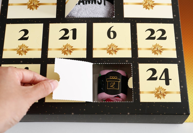 Socken Adventskalender für Frauen, Weihnachtskalender 2023
