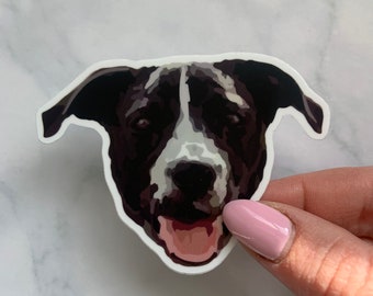 Hunde Sticker | Vinyl Aufkleber | Wasserfest & Wetterfest | Wasserflasche, Laptop oder Journal | Welpe | Hundeliebhaber