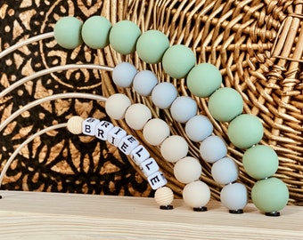 Multicolor Woodyland 102190401 Abacus-Natural with Colored Beads
