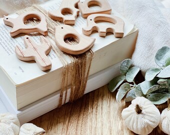 unfinished wood animal figures